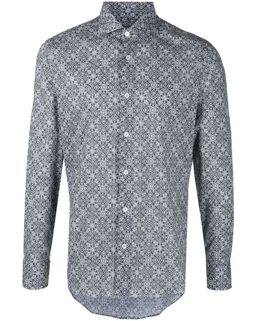 Fedeli paisley print buttoned shirt