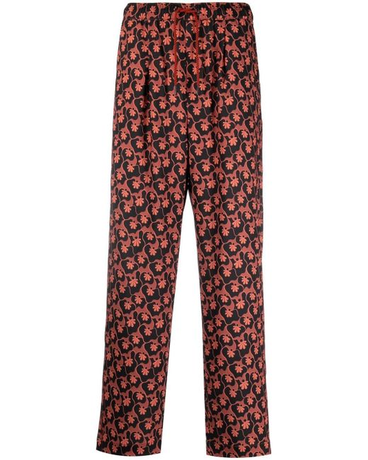 Viktor & Rolf all-over floral-print trousers