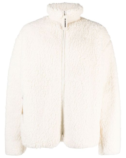 Jil Sander zipped fleece sweatshirt