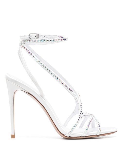 Le Silla Belen 105mm crystal-embellished sandals