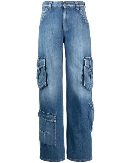 3X1 wide-leg cargo jeans