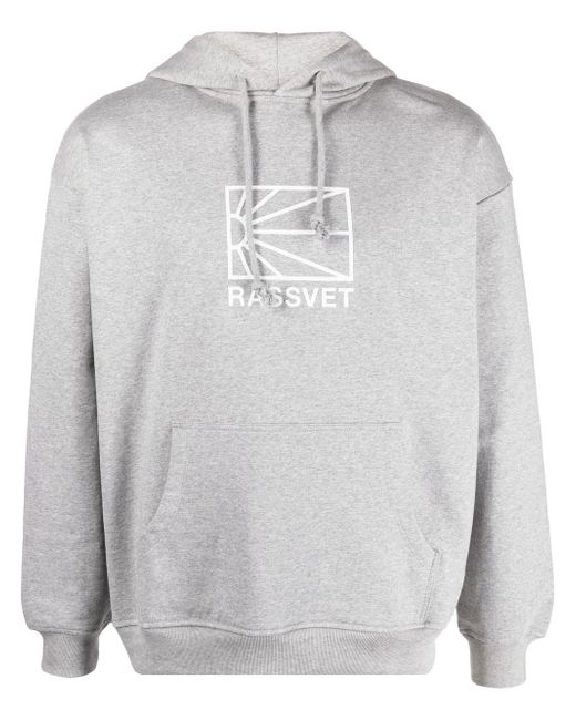 Paccbet logo-print cotton hoodie