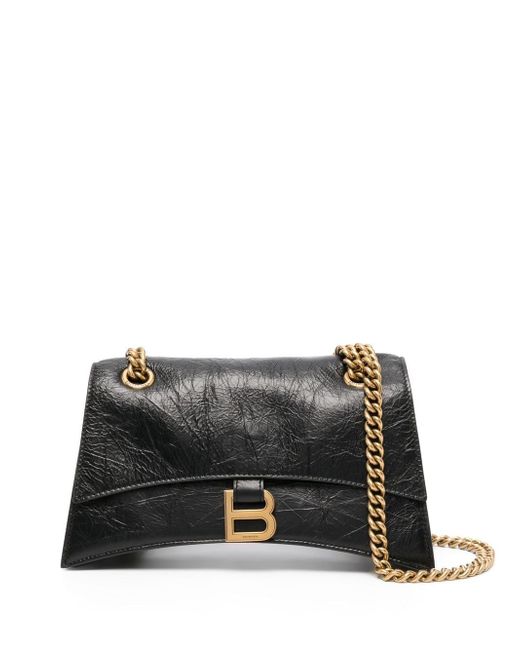 Balenciaga Crush small leather shoulder bag