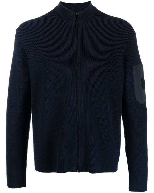 Woolrich ribbed-knit zip-up cardigan