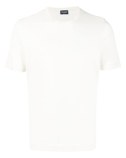 Drumohr cotton crew-neck T-shirt