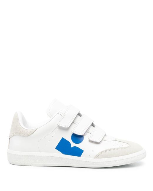 Isabel Marant Beth logo-print touch-strap sneakers