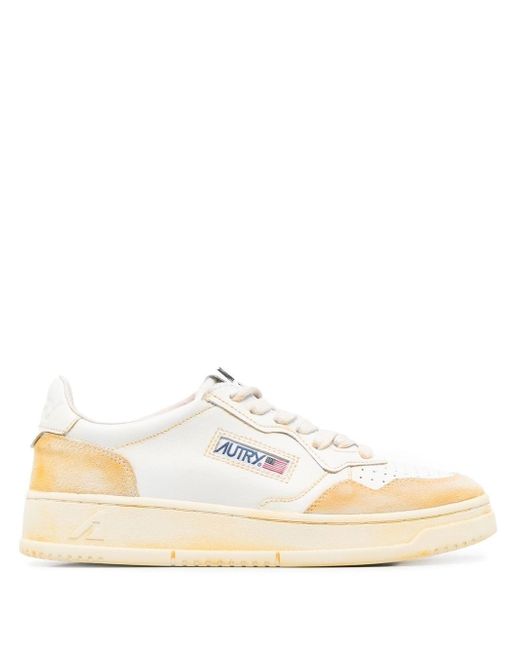 Autry two-tone low-top sneakers
