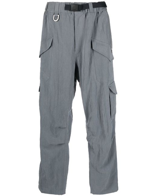 Y-3 belted cargo trousers
