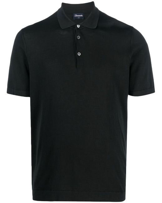 Drumohr button-placket polo shirt