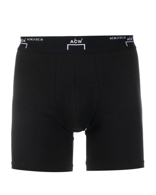 A-Cold-Wall Bracket logo boxer shorts