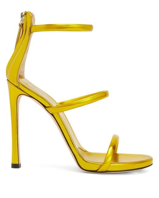 Giuseppe Zanotti Design metallic-effect high-heeled sandals