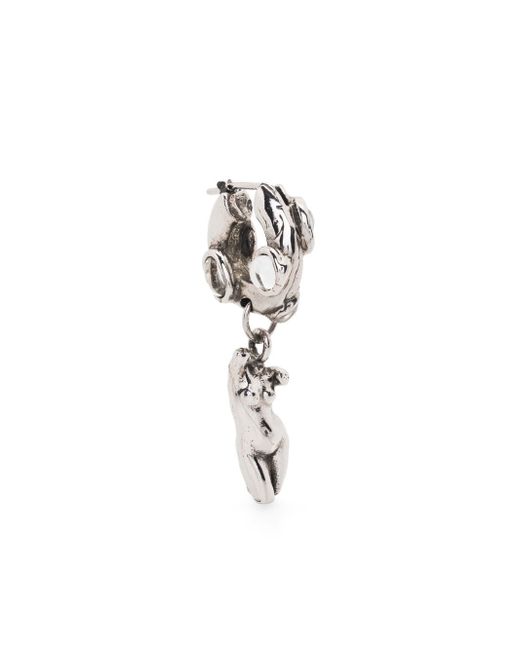 Acne Studios statue-charm single earring