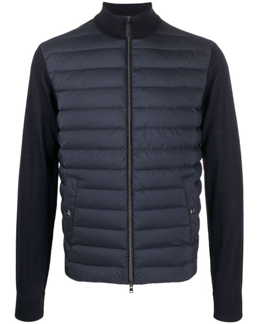 Herno high-neck knitted padded jacket
