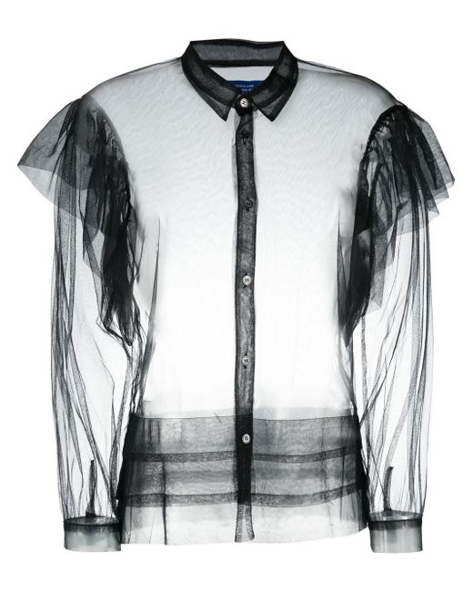 Anrealage Spacesuit sheer blouse