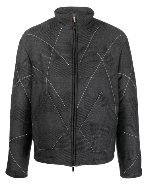 Emporio Armani stitch-detail padded jacket