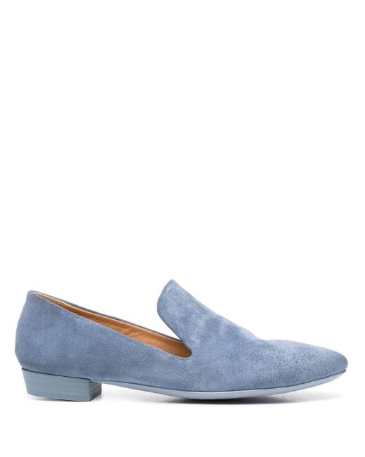 Marsèll suede almond-toe loafers