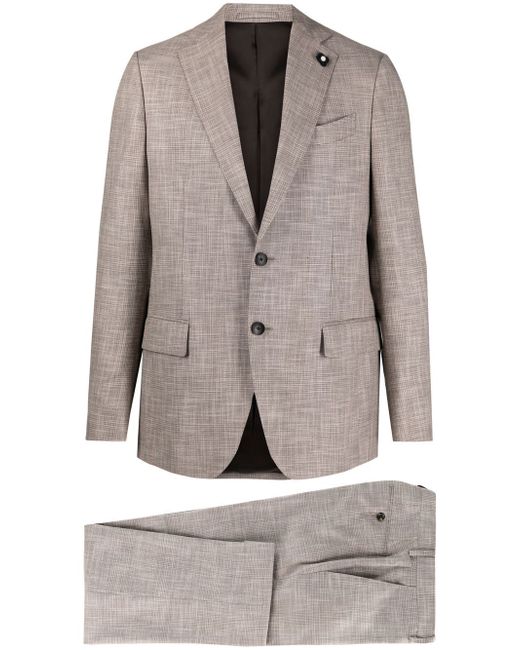 Lardini single-breasted two-piece suit