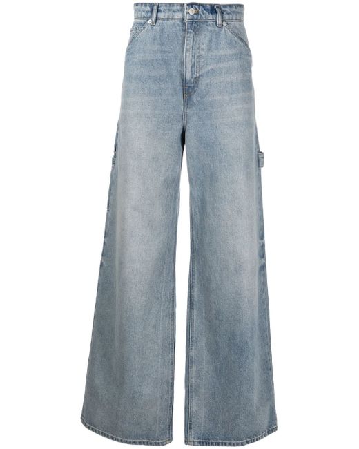 Courrèges patch pockets denim jeans