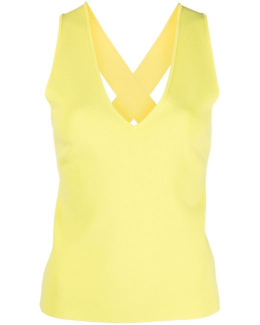 P.A.R.O.S.H. sleeveless knitted top