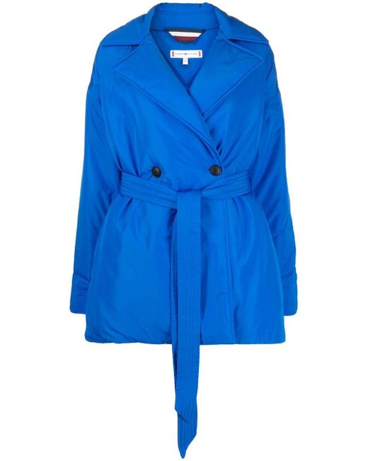 Tommy Hilfiger double-breasted belted coat