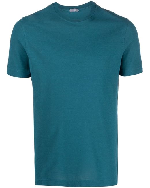 Zanone round neck cotton T-shirt
