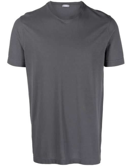 Zanone round-neck short-sleeve T-shirt