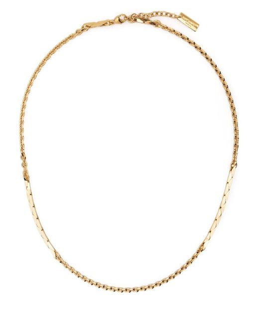 Saint Laurent mix chain-link necklace