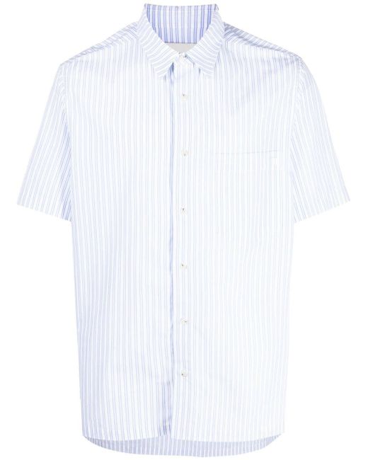 Nanushka striped short-sleeve shirt