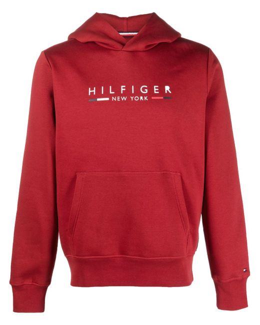 Tommy Hilfiger logo-print hoodie