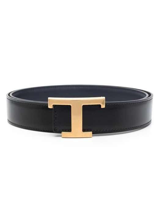 Tod's engraved-logo belt