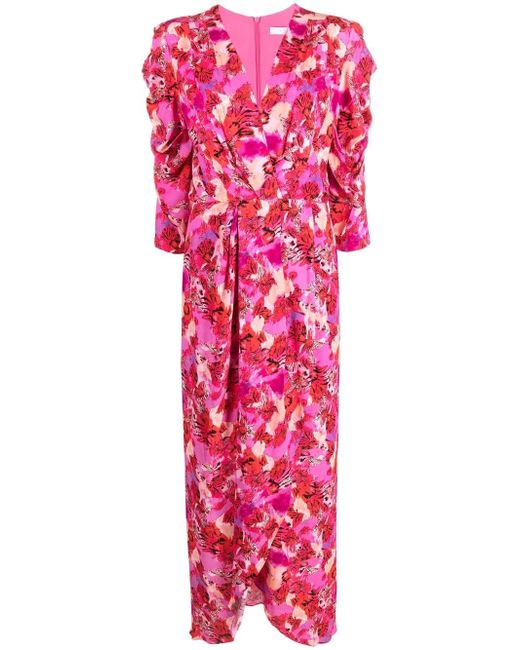 Iro floral-print midi dress