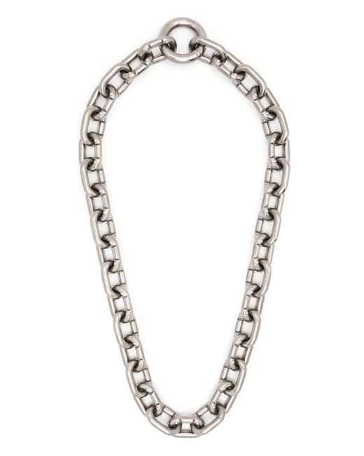Random Identities oversized chain-link necklace