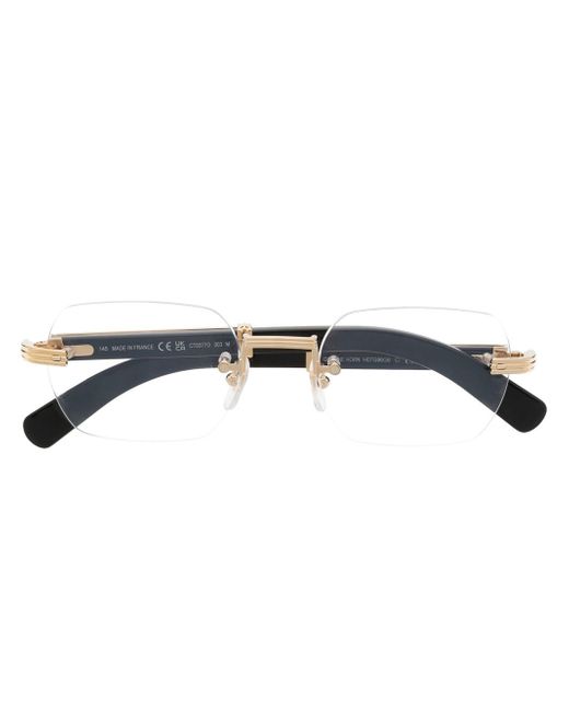 Cartier frameless round-frame glasses