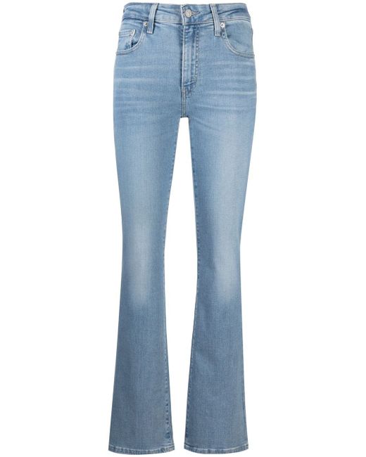 Levi's high-rise flared jeans
