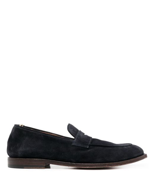 Officine Creative suede penny loafers