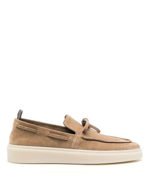 Officine Creative slip-on suede loafers