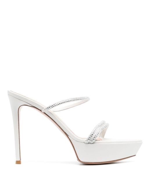 Gianvito Rossi Montecarlo crystal-embellished 130mm sandals