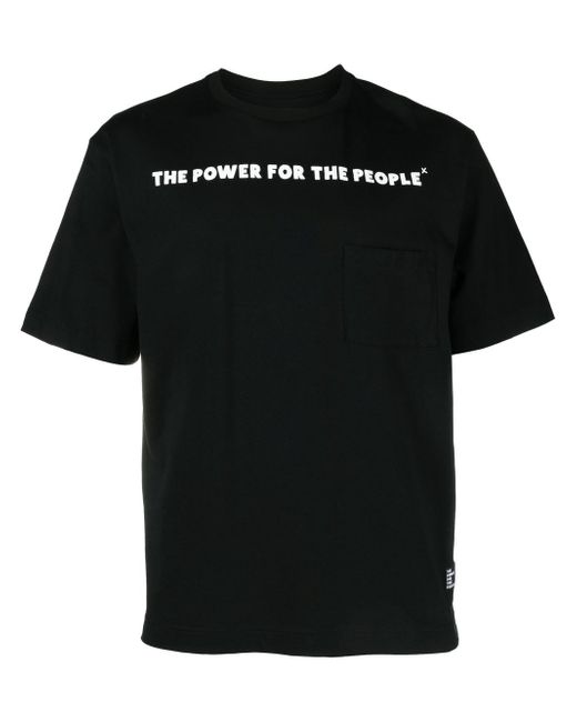 The Power for the People logo-print T-shirt