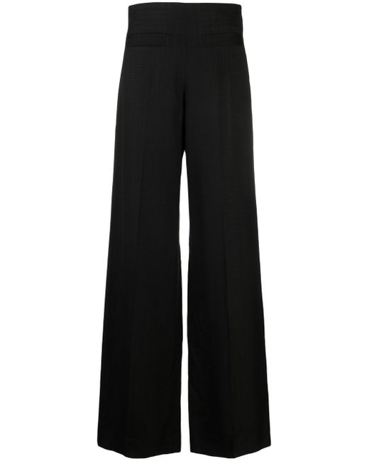 Sandro high-waisted wide-leg trousers