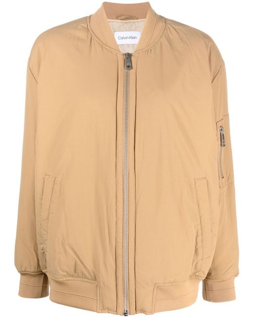 Calvin Klein zip-up bomber jacket
