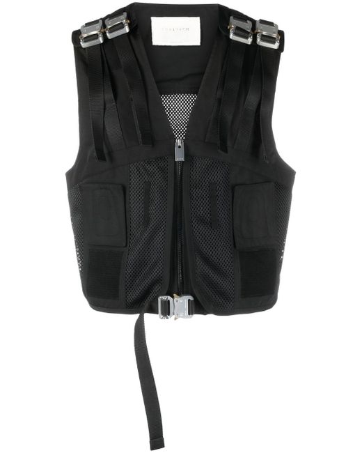 1017 Alyx 9Sm buckle-fastening fitted gilet