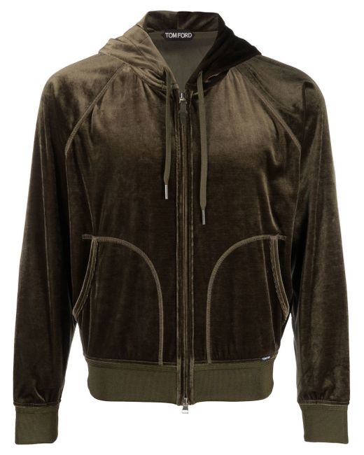 Tom Ford full-zip hooded jacket