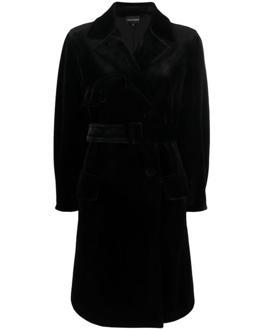 Emporio Armani single-breasted tailored coat