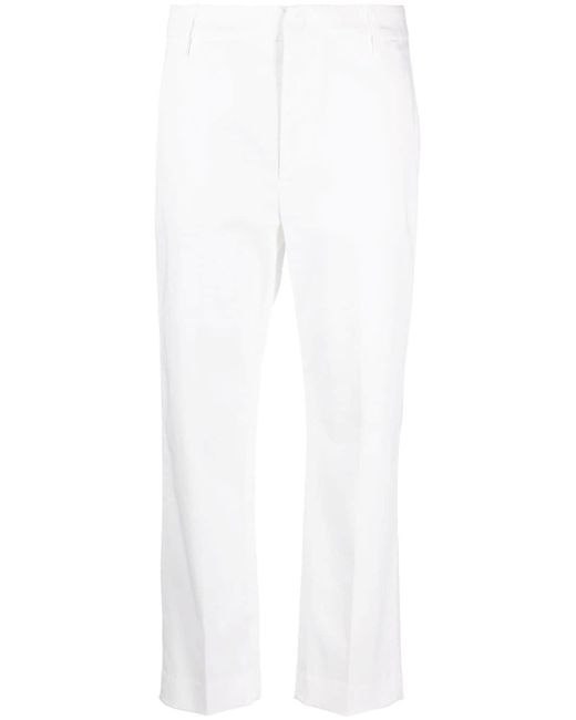Dondup cropped straight-leg trousers