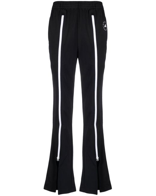 Adidas by Stella McCartney logo-print zip-detail track pants