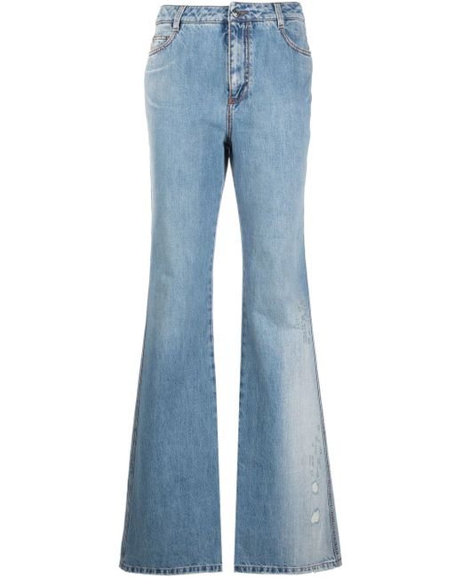 Ermanno Scervino light-wash flared jeans