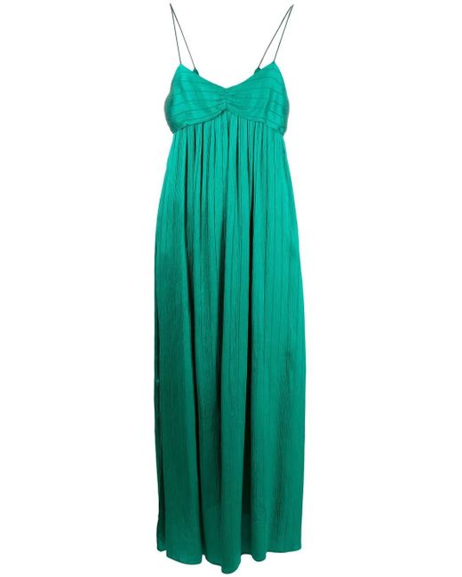 Forte-Forte empire-line pleated gown