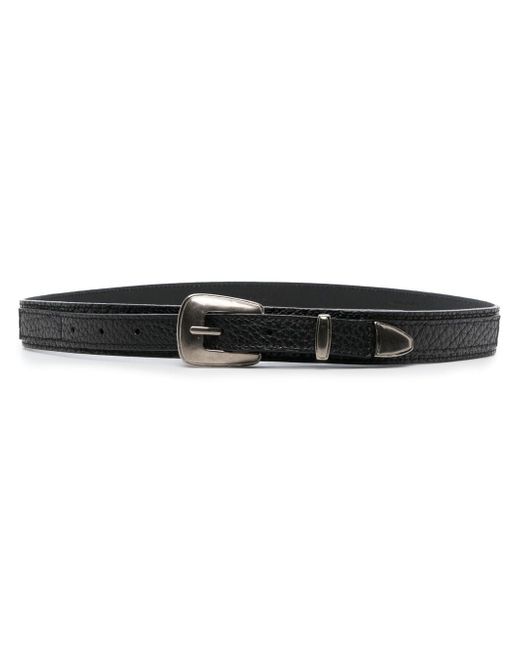 Lemaire buckle-fastening leather belt