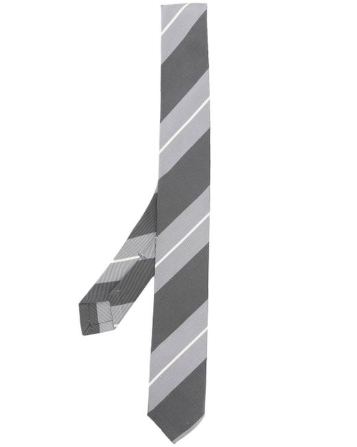 Thom Browne diagonal stripe pattern tie