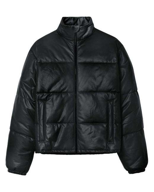 John Elliott Pico leather puffer jacket